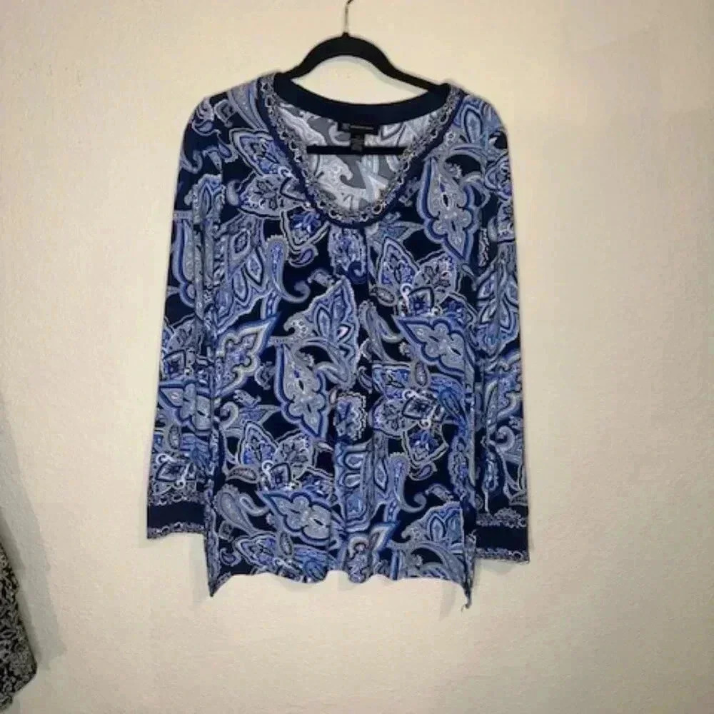 INC Paisley Tunic‎ - Picture 3 of 4